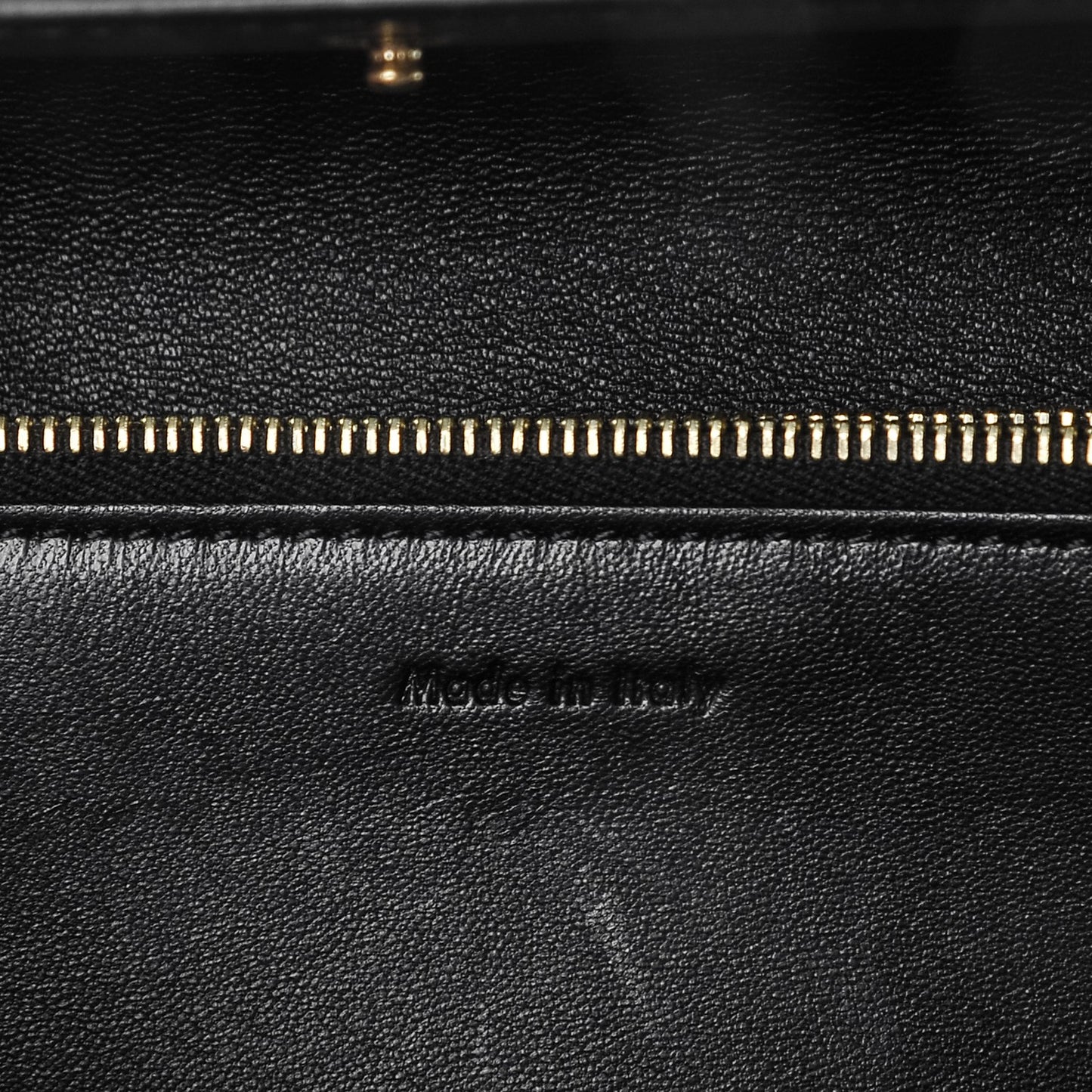 Smooth Calfskin Large Flap Wallet Black