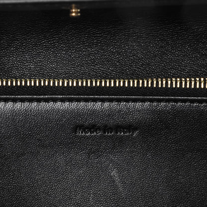 Celine Smooth Calfskin Large Flap Wallet Black 6 of 12