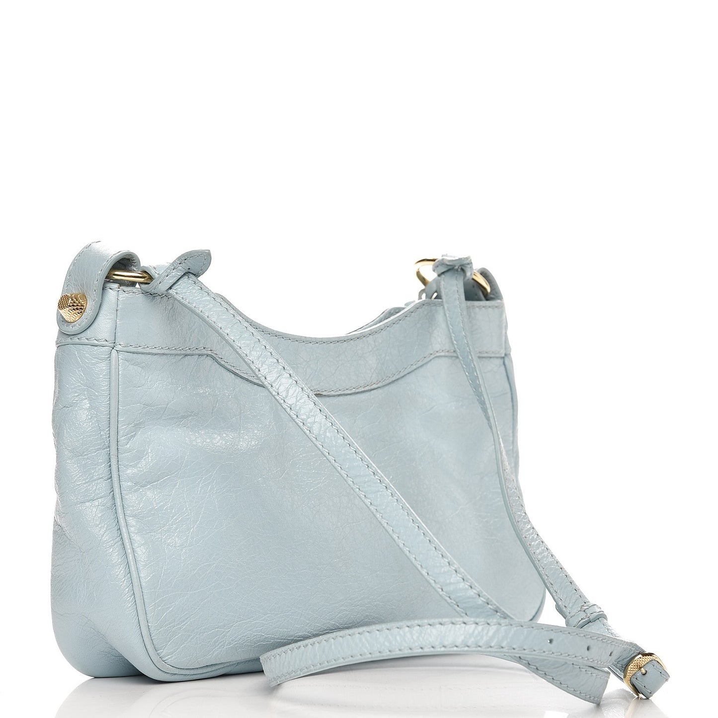 Agneau Giant 12 Gold Hardware Hip Bleu Dragee