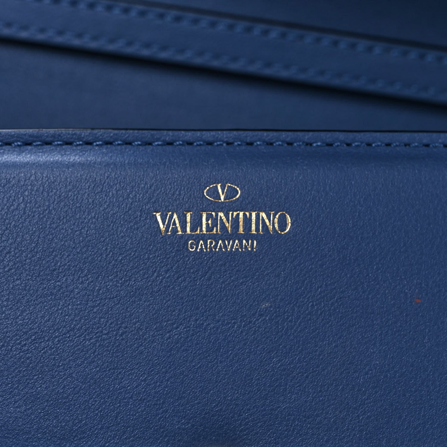 Valentino Garavani Calfskin Vlogo Small Loco Shoulder Bag Ultramarine 6 of 9