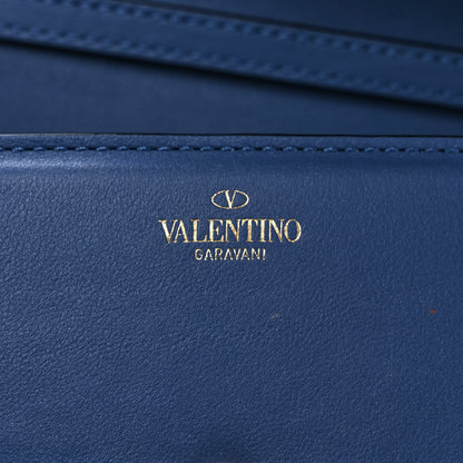 Valentino Garavani Calfskin Vlogo Small Loco Shoulder Bag Ultramarine 6 of 9