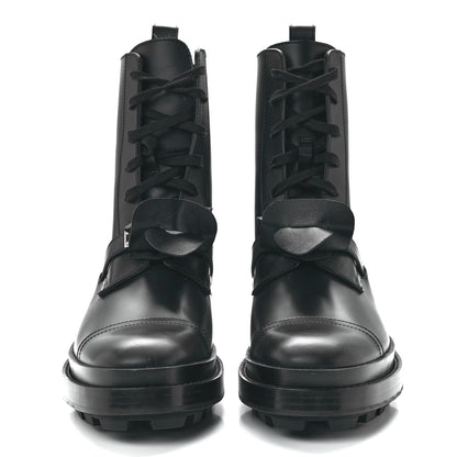 Hermes Glossed Calfskin Funk Ankle Boots 38 Black 2 of 9