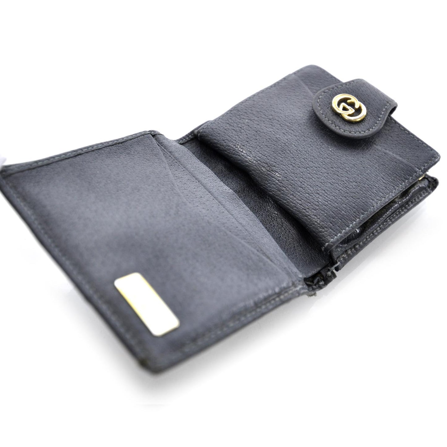 Monogram Web Compact Wallet Navy