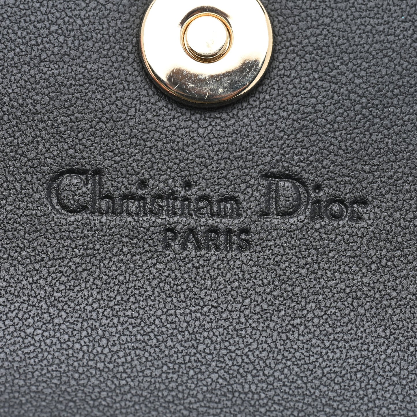 Lambskin Cannage My Dior Glycine Wallet Black