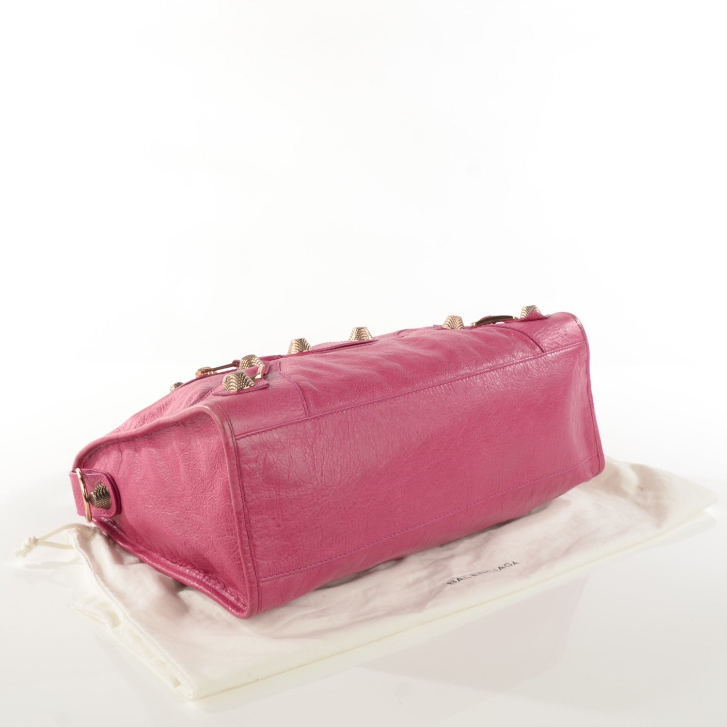 Balenciaga Agneau Giant 21 Rose Gold Hardware City Cyclamen Fucsia 4 of 8
