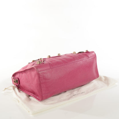 Balenciaga Agneau Giant 21 Rose Gold Hardware City Cyclamen Fucsia 4 of 8