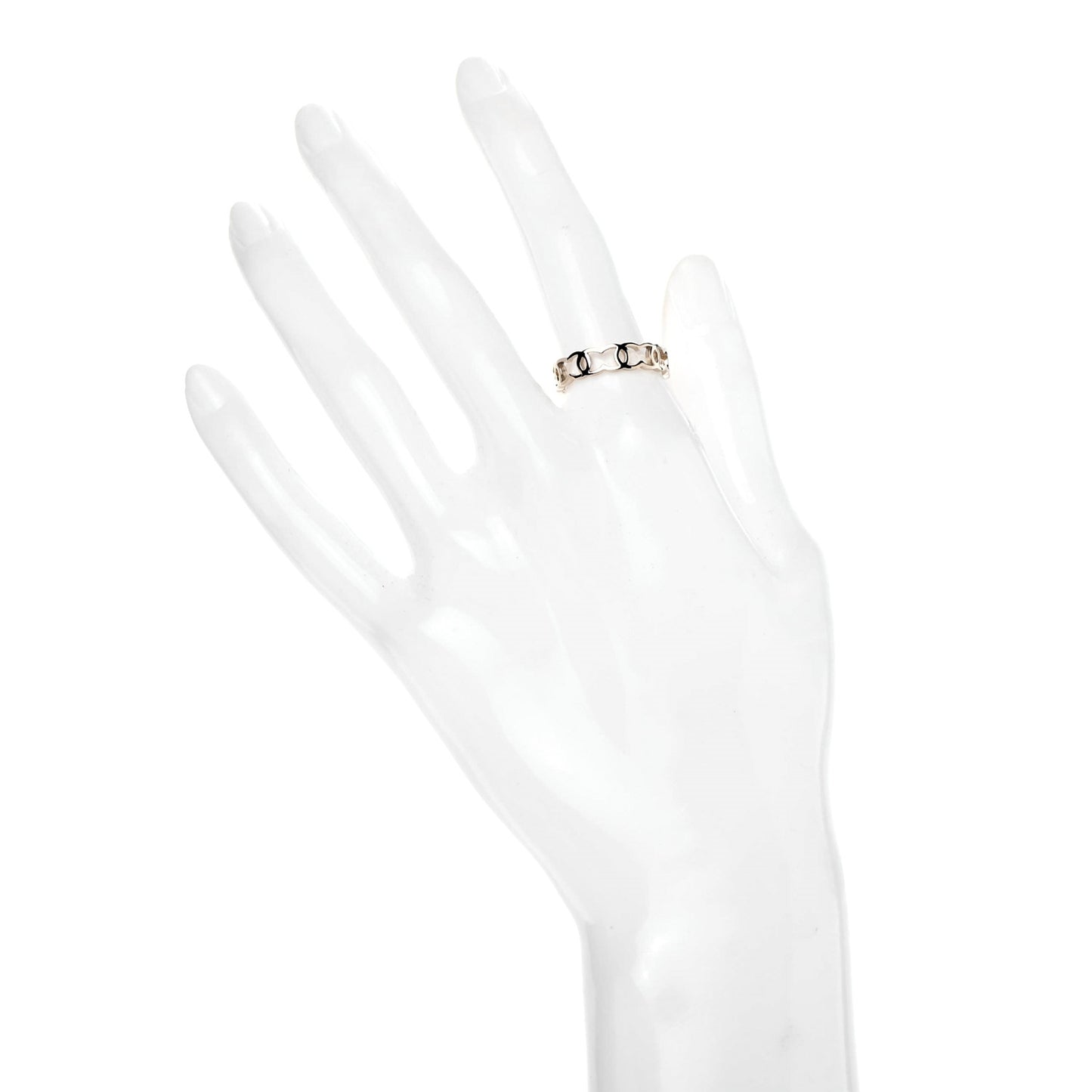 Metal CC Ring 54 6.75 Gold