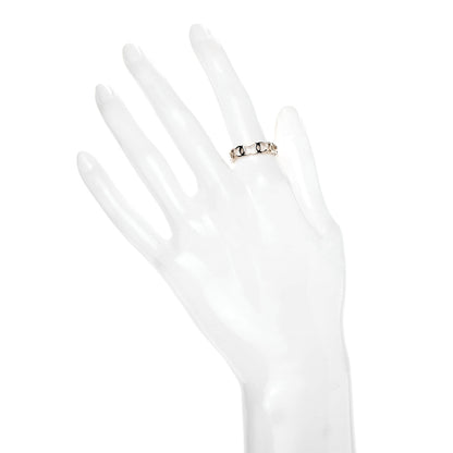 Chanel Metal CC Ring 54 6.75 Gold 2 of 4