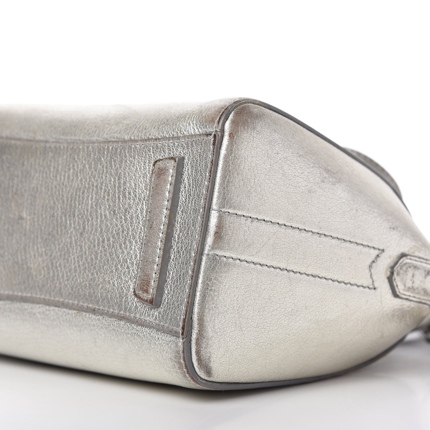 Givenchy Metallic Sugar Goatskin Mini Antigona Silver 7 of 12