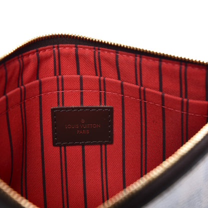 Louis Vuitton Damier Ebene Neverfull MM GM Pochette 6 of 7