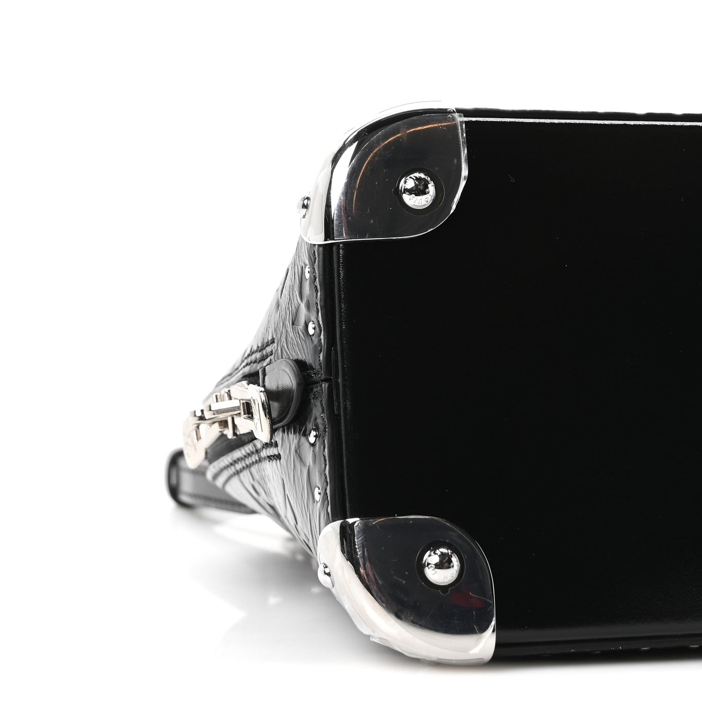 Calfskin Monogram Alma Trunk BB Black