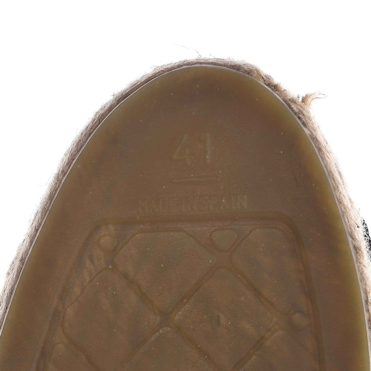 Suede Camellia CC Espadrilles 41 Black