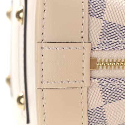 Louis Vuitton Damier Azur Braided Alma BB 6 of 12