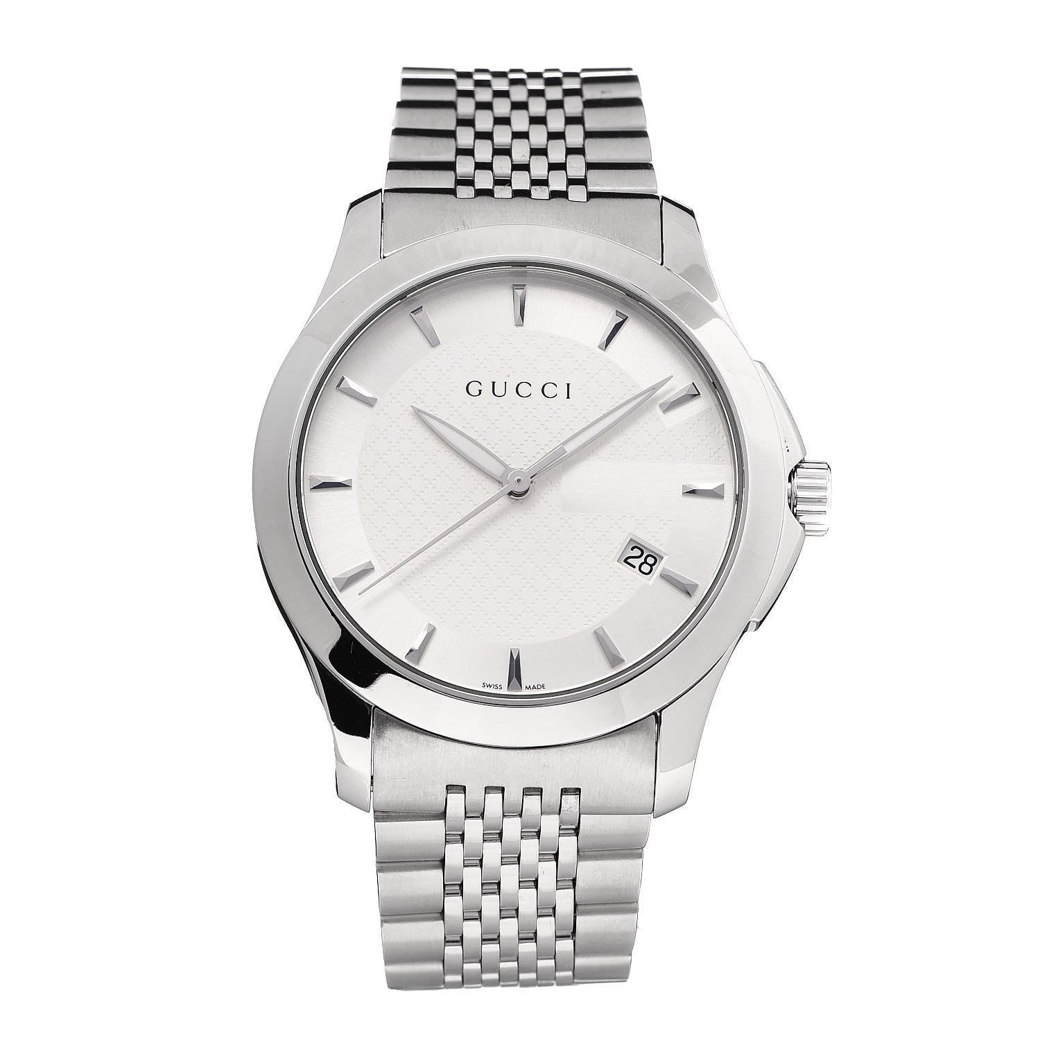 Gucci Stainless Steel 38mm G-Timeless Quartz Watch 1 of 7