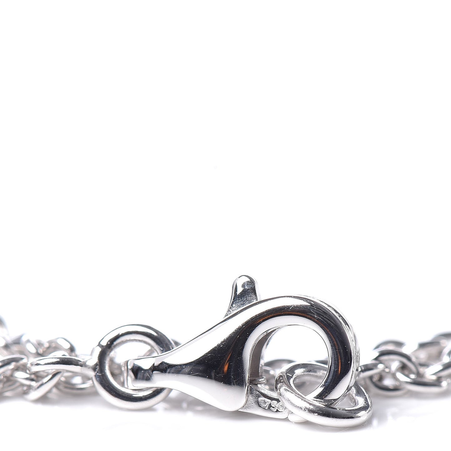 18K White Gold Interlocking LOVE Bracelet
