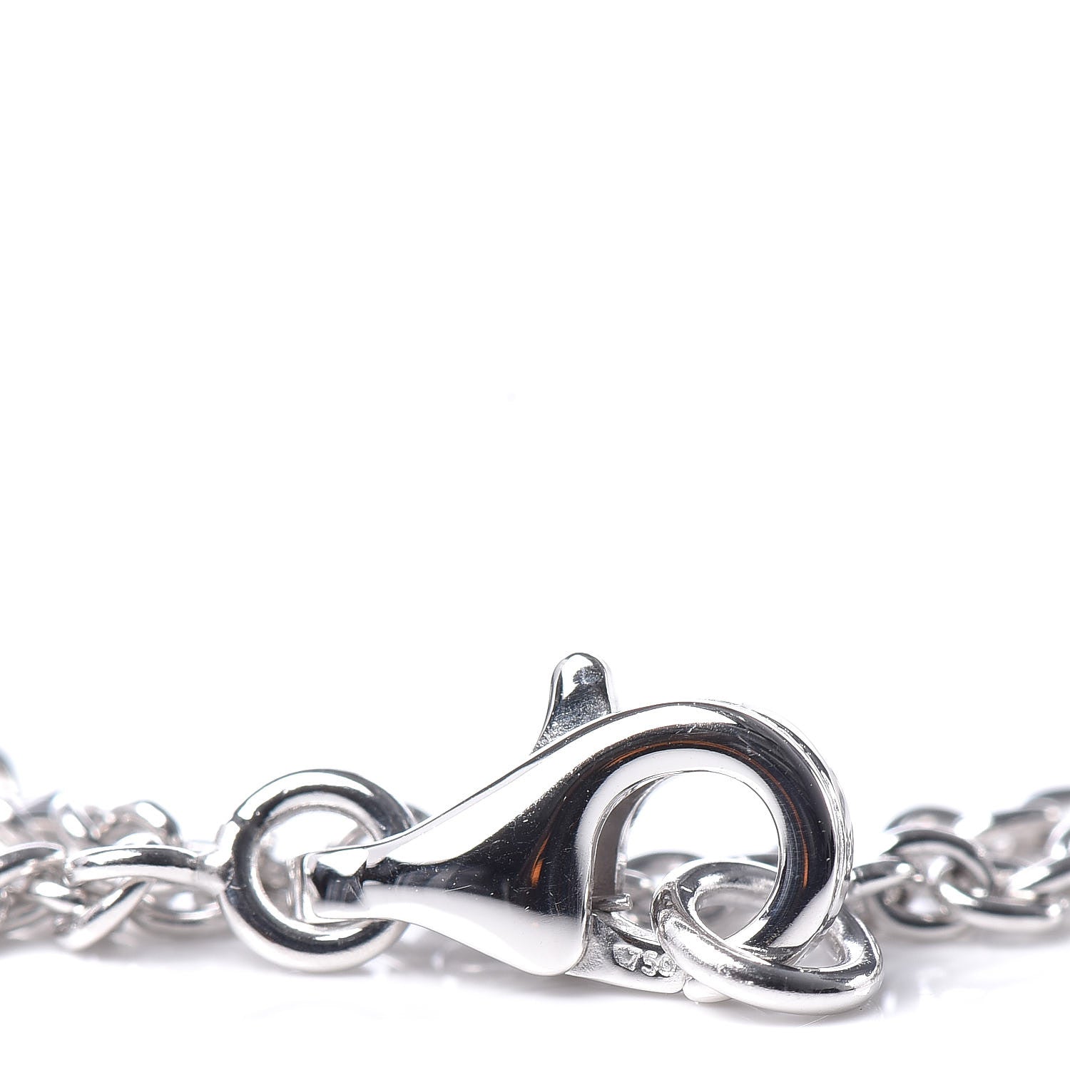 Cartier 18K White Gold Interlocking LOVE Bracelet 6 of 6