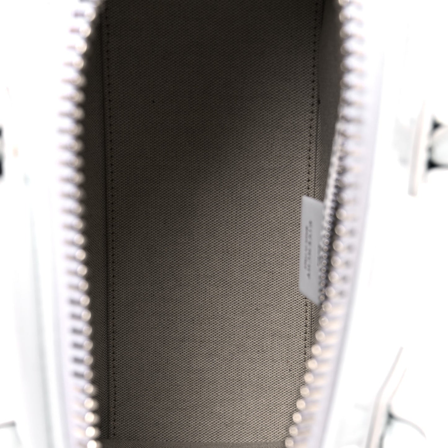 Shiny Lord Calfskin Perforated Mini 4G Antigona White