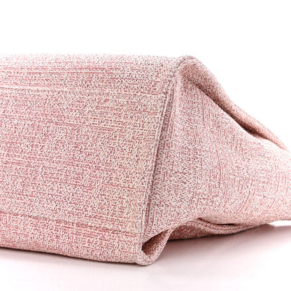Chanel Lurex Boucle Deauville Medium Tote Pink 11 of 12