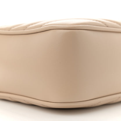 Saint Laurent Calfskin Matelasse Monogram Lou Camera Bag Dark Beige 9 of 12