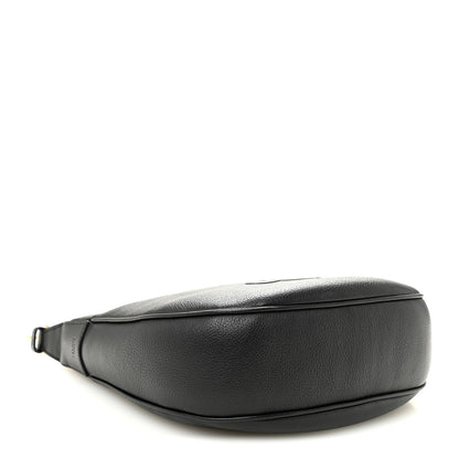 Celine Supple Calfskin Cuir Triomphe Small Heloise Shoulder Bag Black 4 of 11