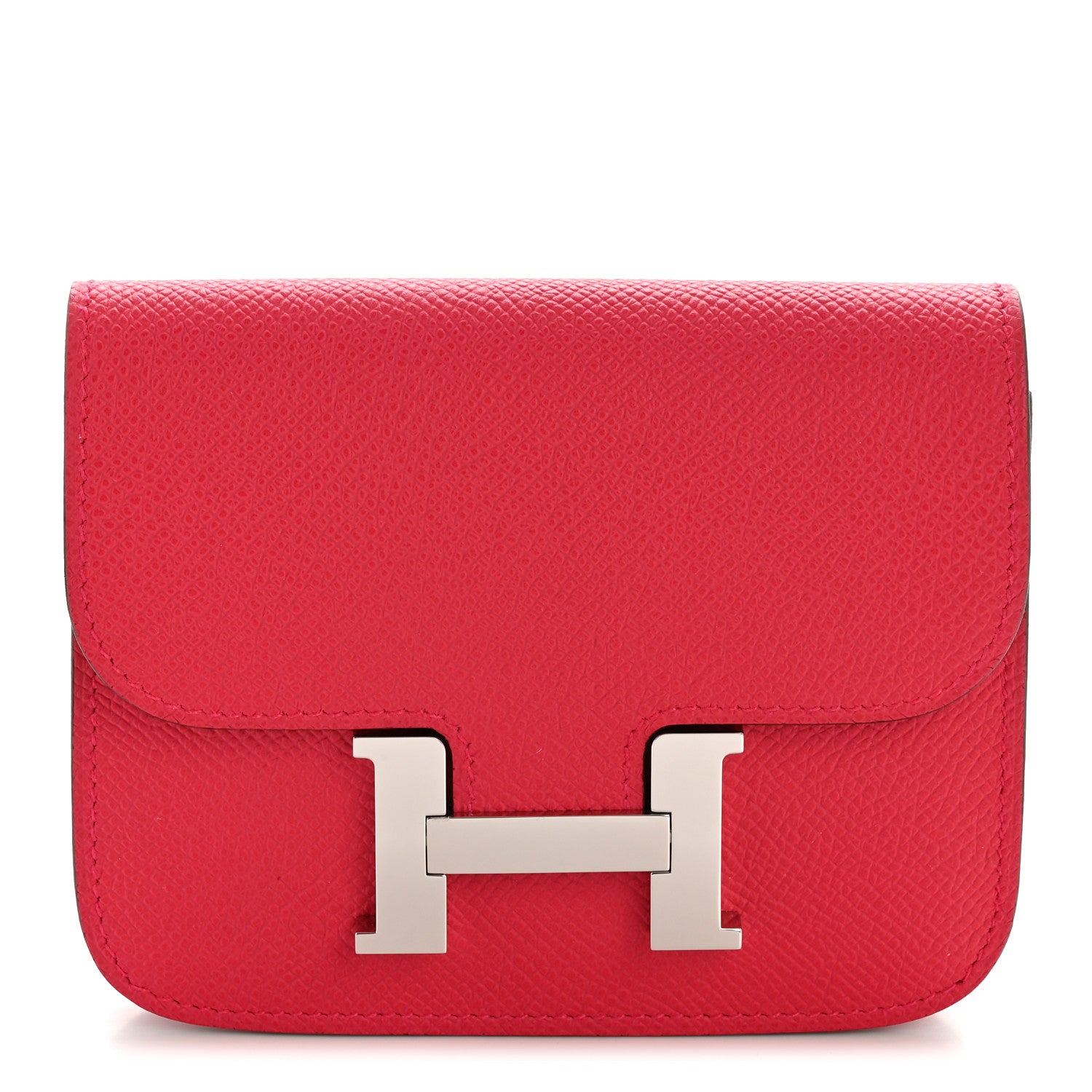 Hermes Epsom Constance Slim Wallet Rose Extreme 1 of 11