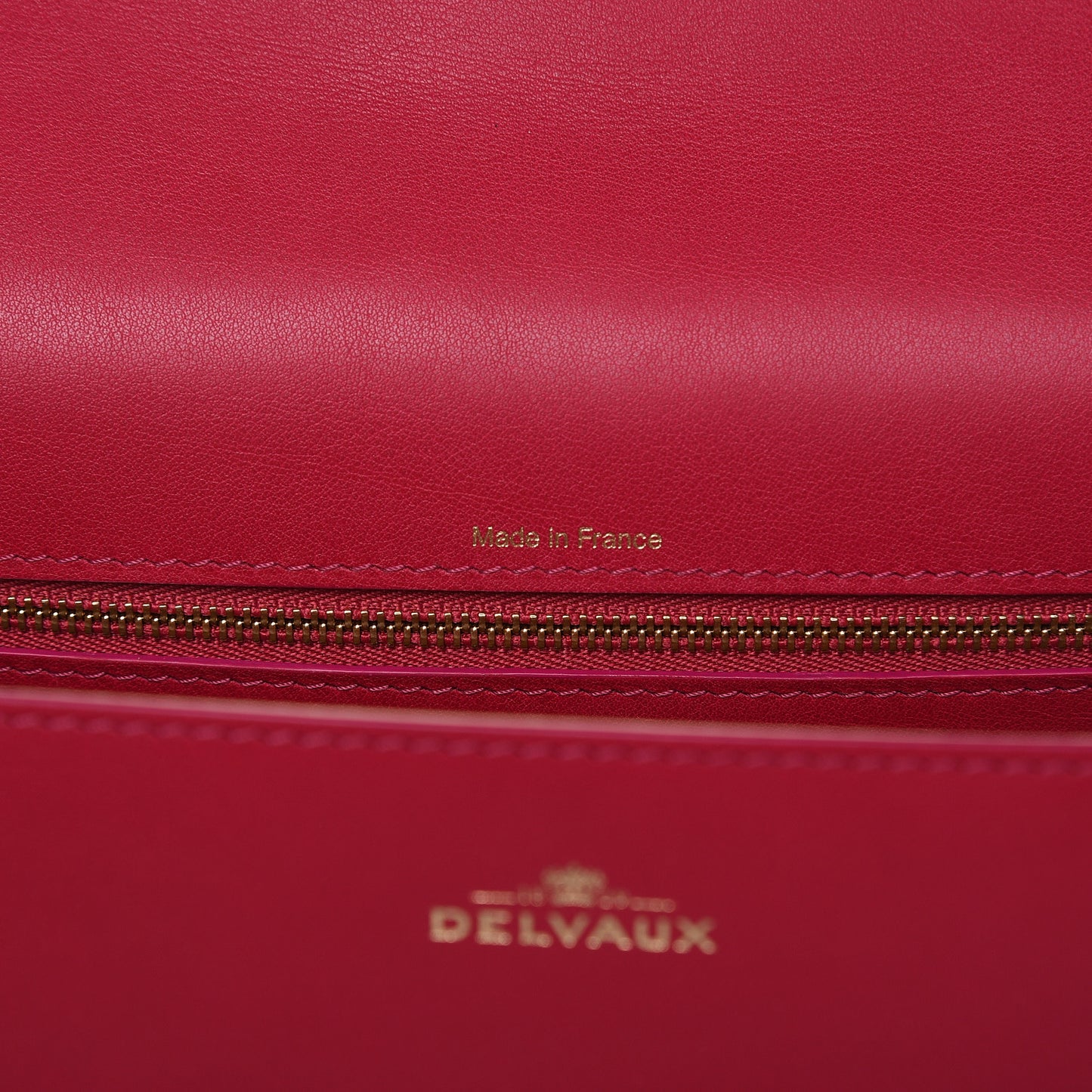 Supple Calfskin Madame PM Chaine Bag Framboise