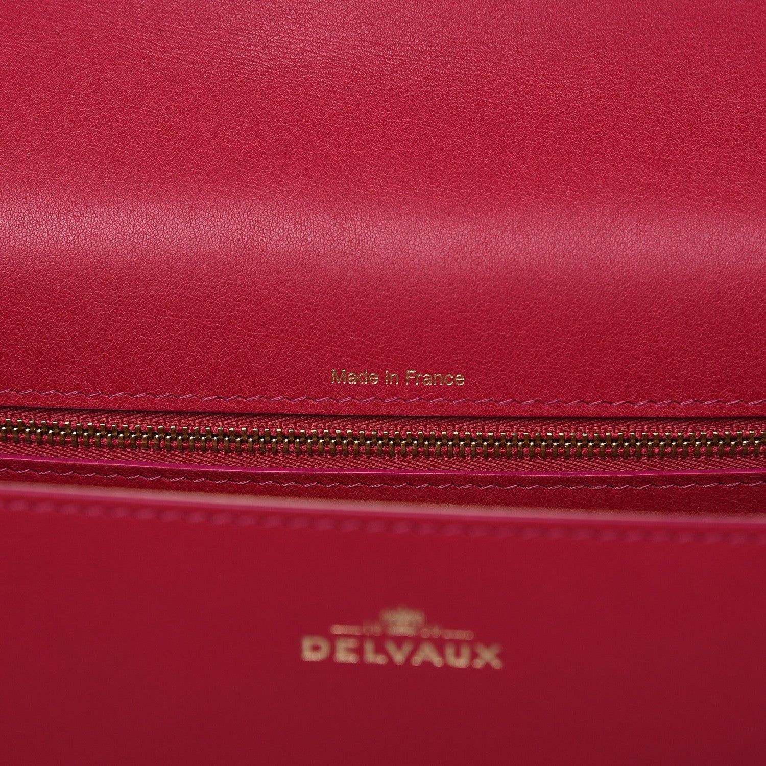 Delvaux Supple Calfskin Madame PM Chaine Bag Framboise 6 of 11