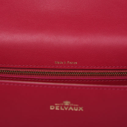 Delvaux Supple Calfskin Madame PM Chaine Bag Framboise 6 of 11