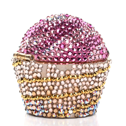 Judith Leiber Crystal Strawberry Cupcake Pill Box 7 of 9