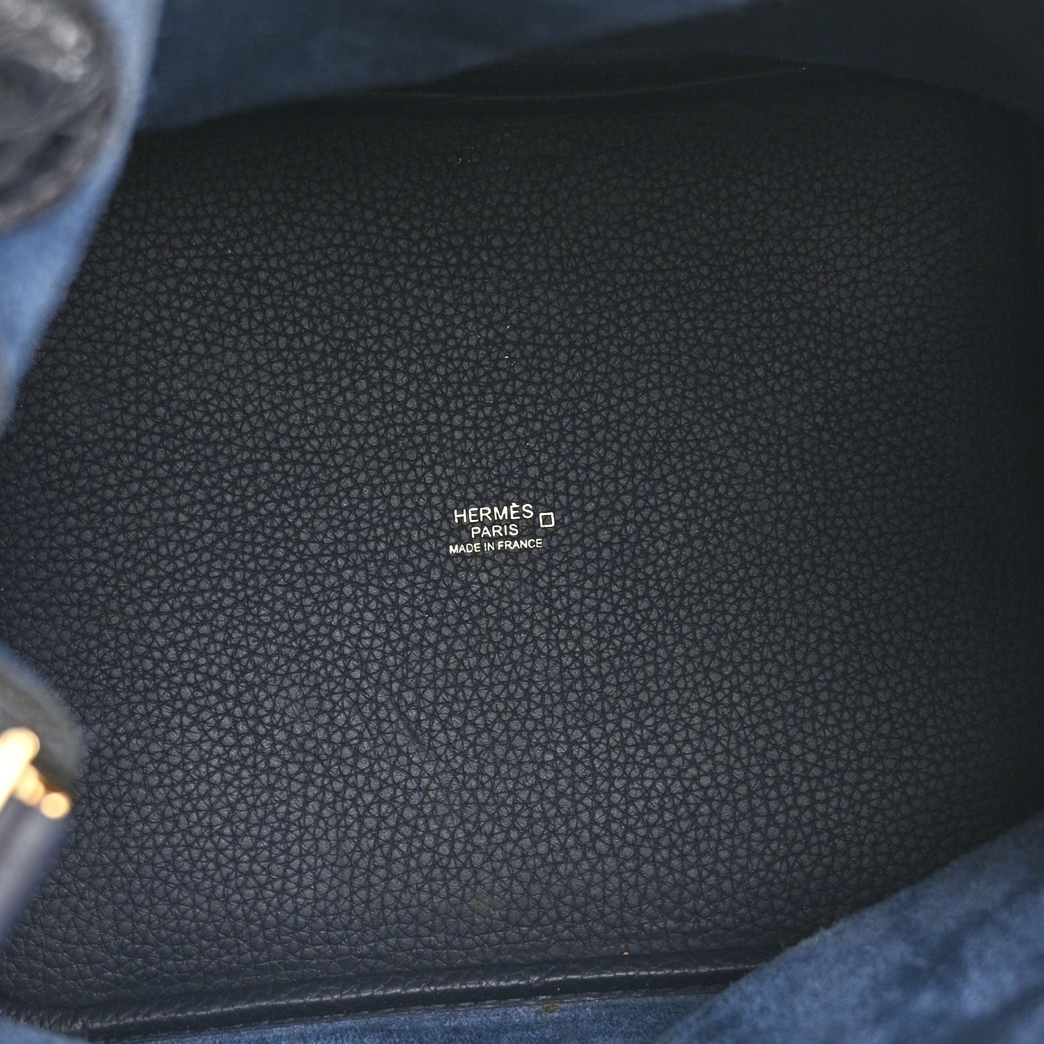 Hermes Taurillon Clemence Matte Alligator Picotin Lock Touch 22 Bleu Nuit 5 of 12