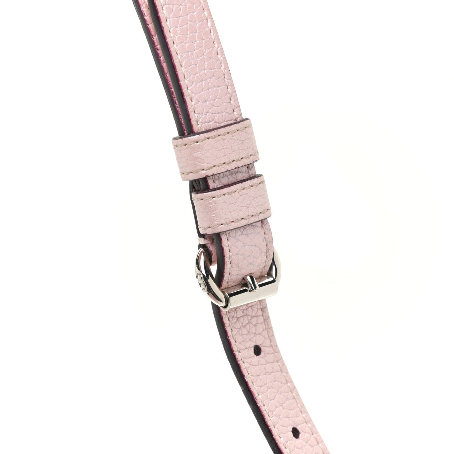 Metallic Bullcalf Medium Diorissimo Tote Pink