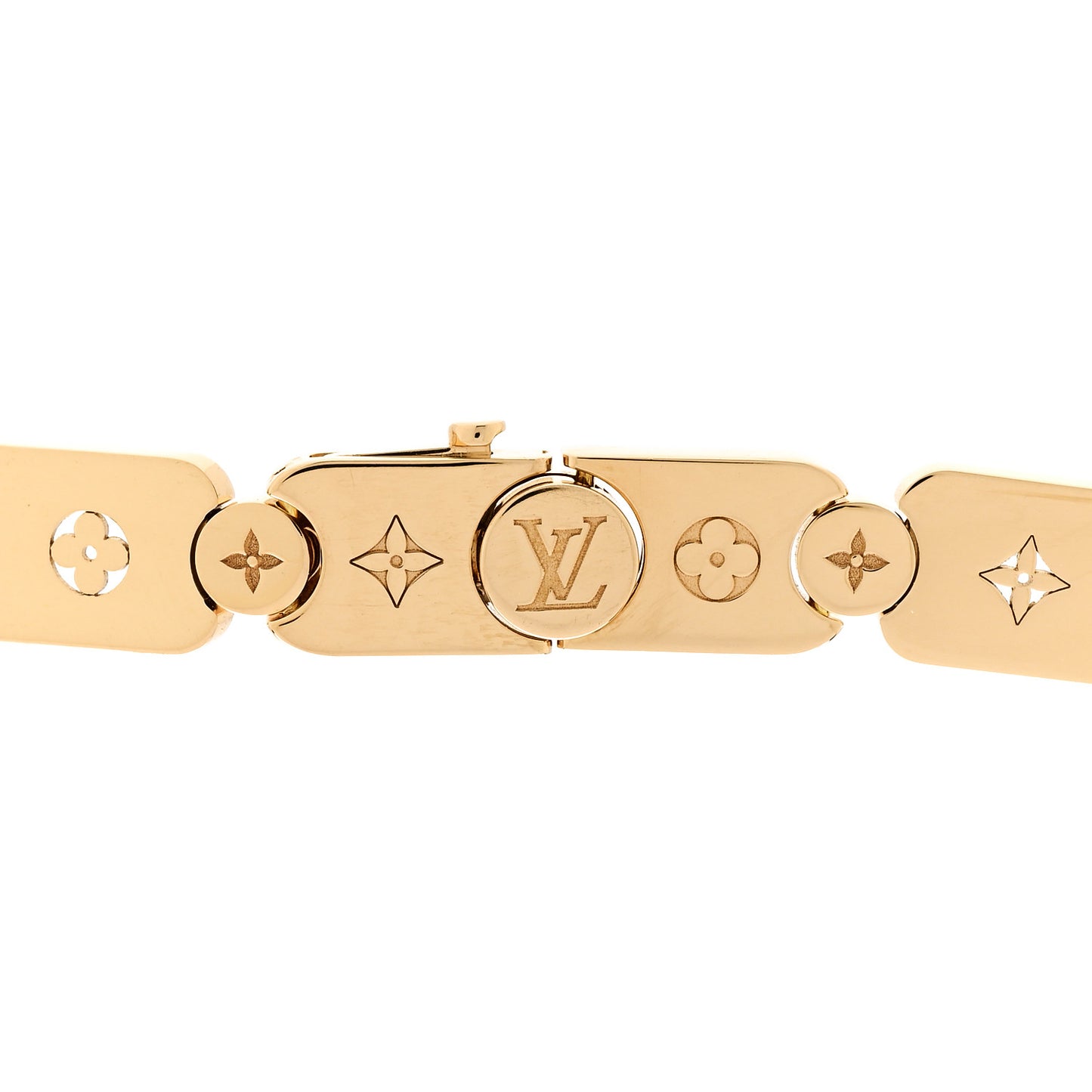 18K Yellow Gold Les Gastons Vuitton Gourmette Necklace
