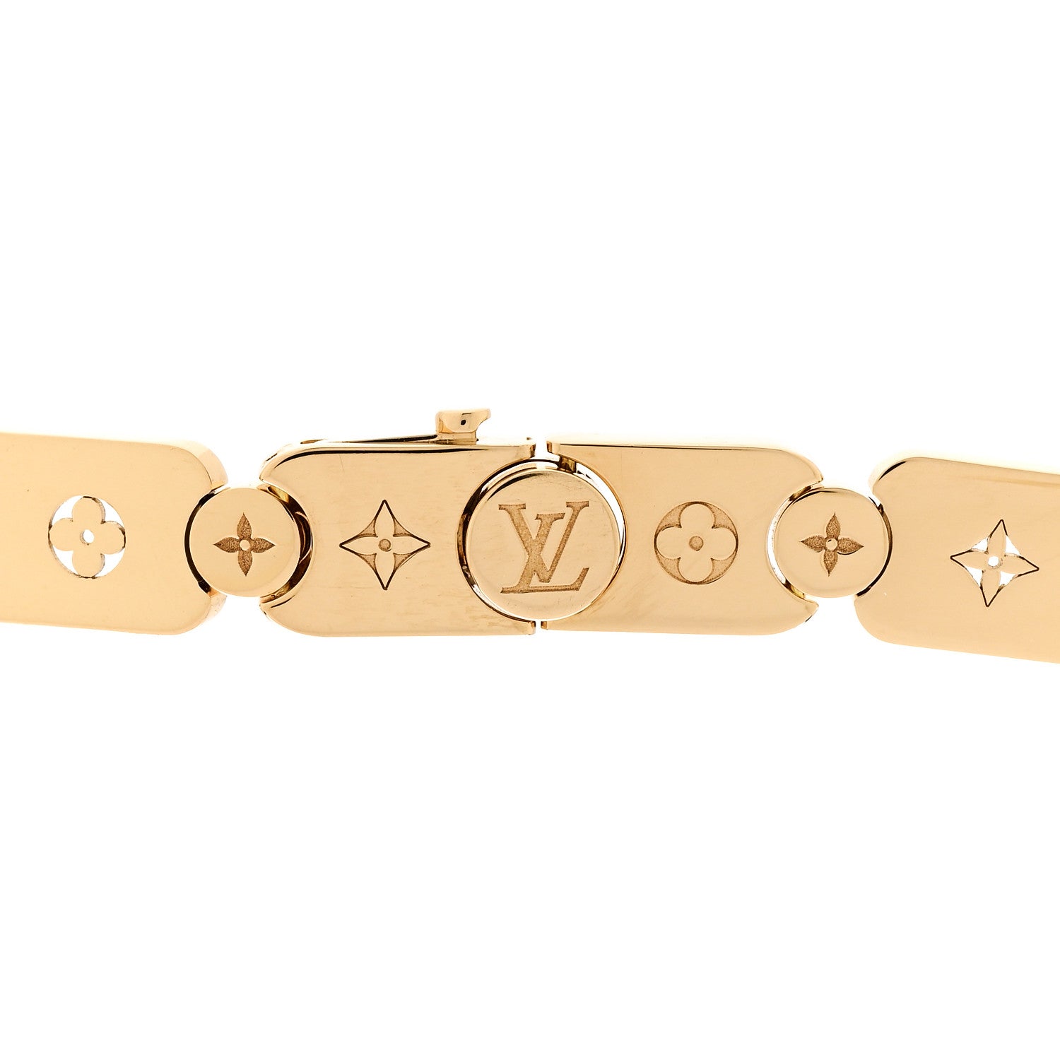 Louis Vuitton 18K Yellow Gold Les Gastons Vuitton Gourmette Necklace 4 of 5