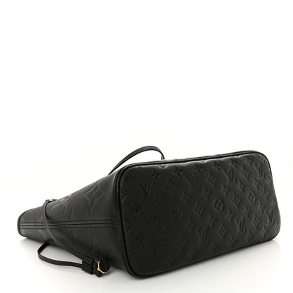 Louis Vuitton Empreinte Monogram Giant Neverfull MM Black 5 of 11