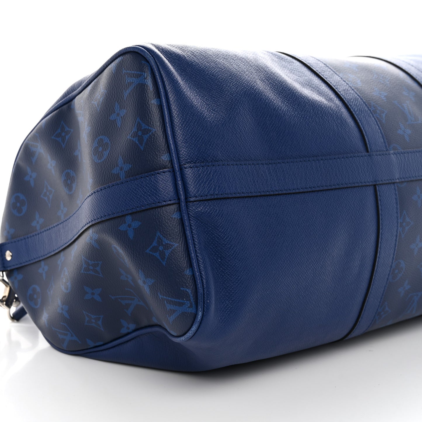 Taiga Monogram Eclipse Keepall Bandouliere 50 Pacific Blue