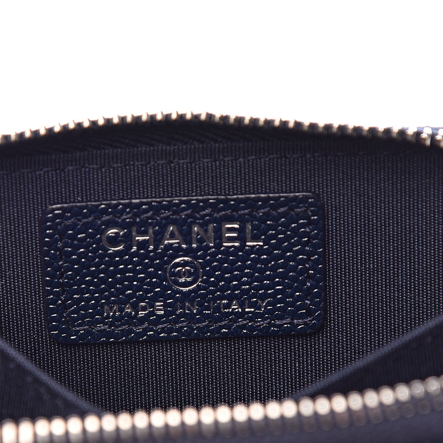 Caviar CC Small Zip Around Coin Purse Blue