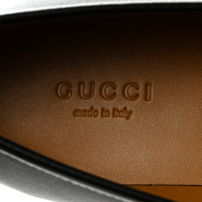 Gucci Calfskin Womens Jordaan Loafers 38.5 Black 6 of 9