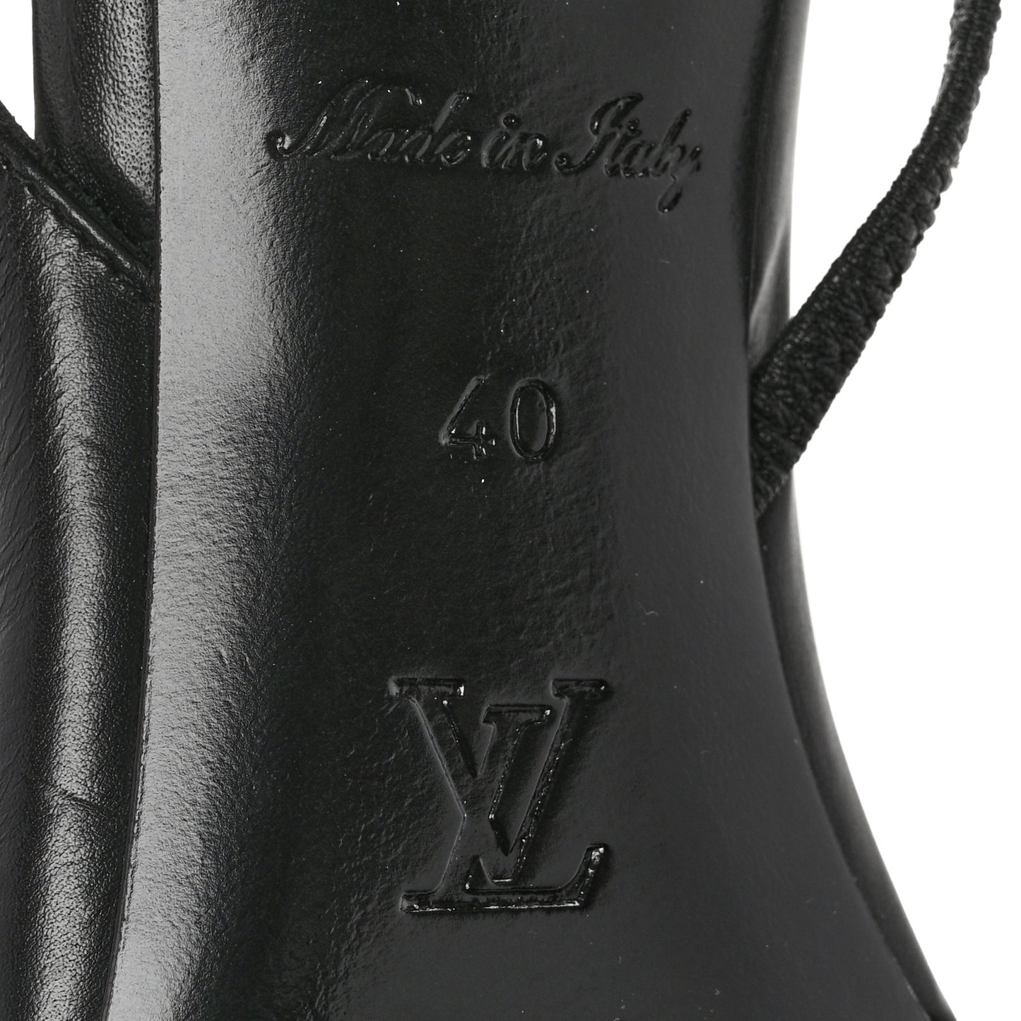 Monogram Cherie Slingback Pumps 40 Black