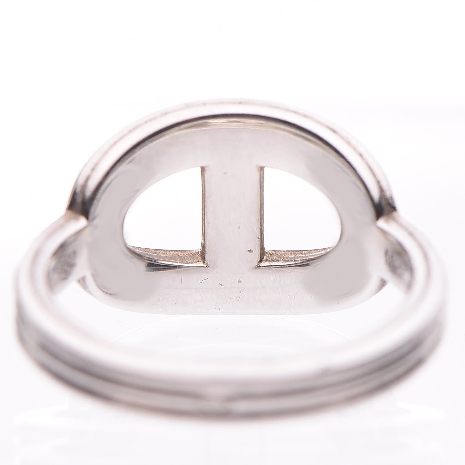 Hermes Sterling Silver Horizontal Chaine d'Ancre 24 PM Ring 49 5 4 of 5