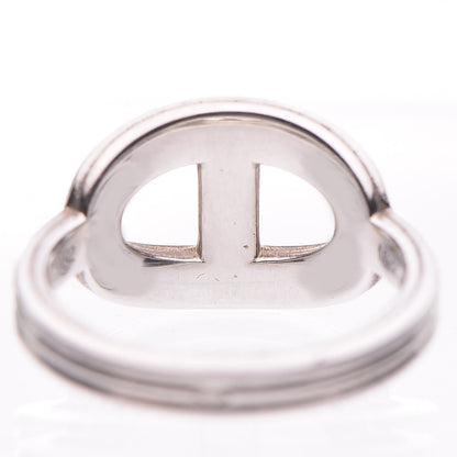 Hermes Sterling Silver Horizontal Chaine d'Ancre 24 PM Ring 49 5 4 of 5