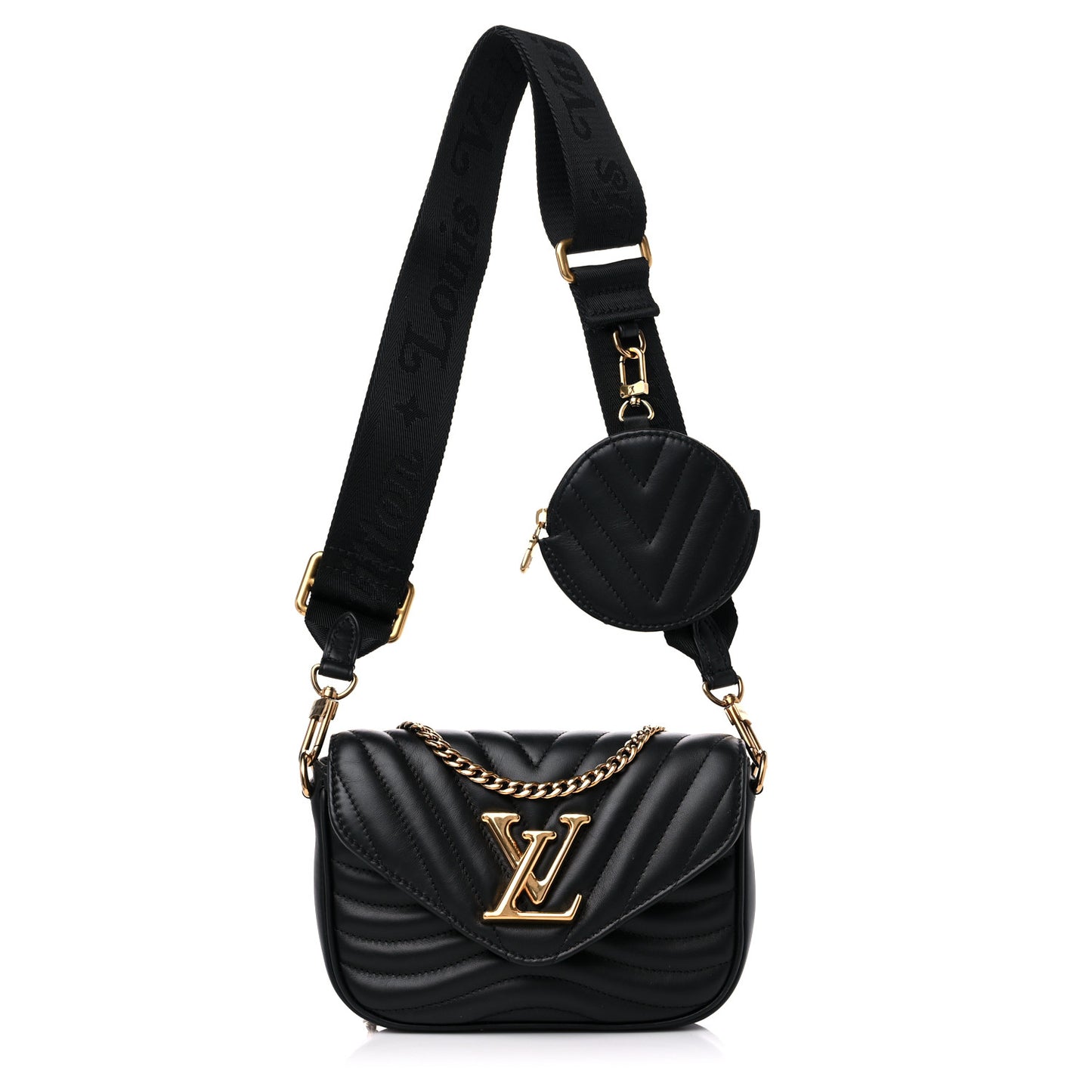 Calfskin New Wave Multi Pochette Black