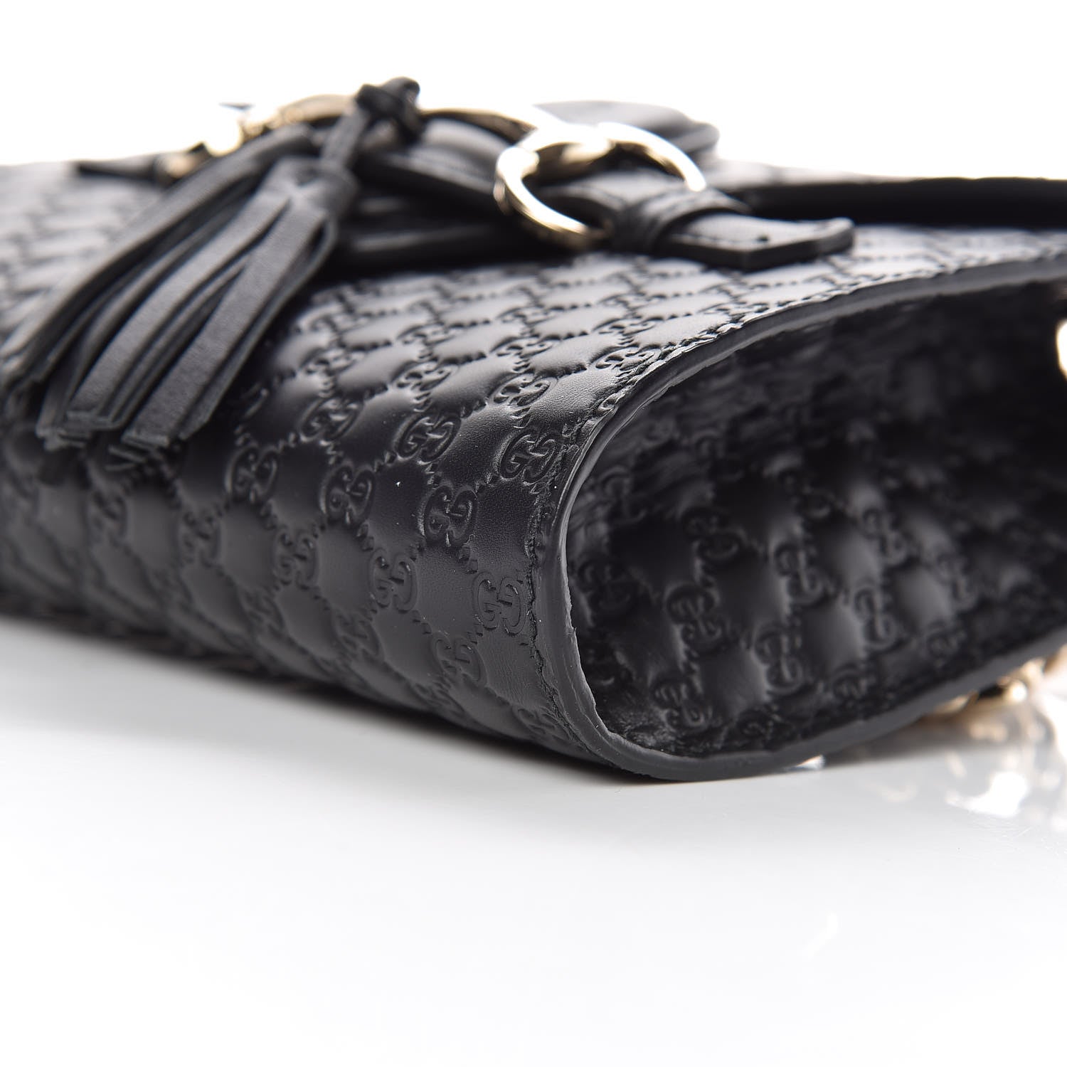Gucci Microguccissima Mini Emily Shoulder Bag Black 6 of 9