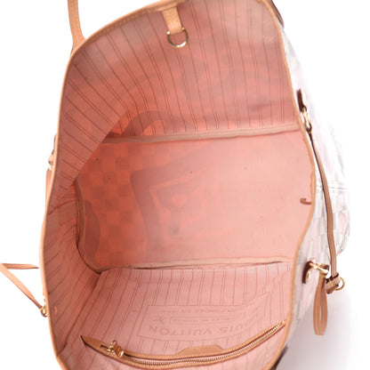 Louis Vuitton Damier Azur Tahitienne Neverfull MM 5 of 23