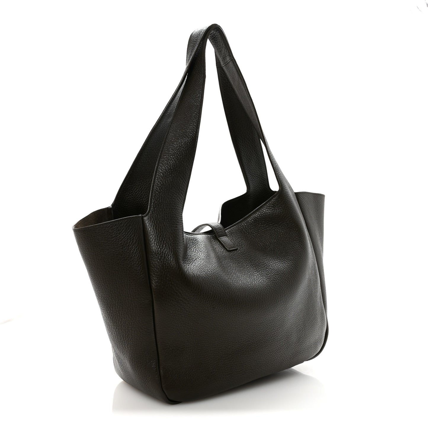 Grained Deerskin Bea Tote Musk