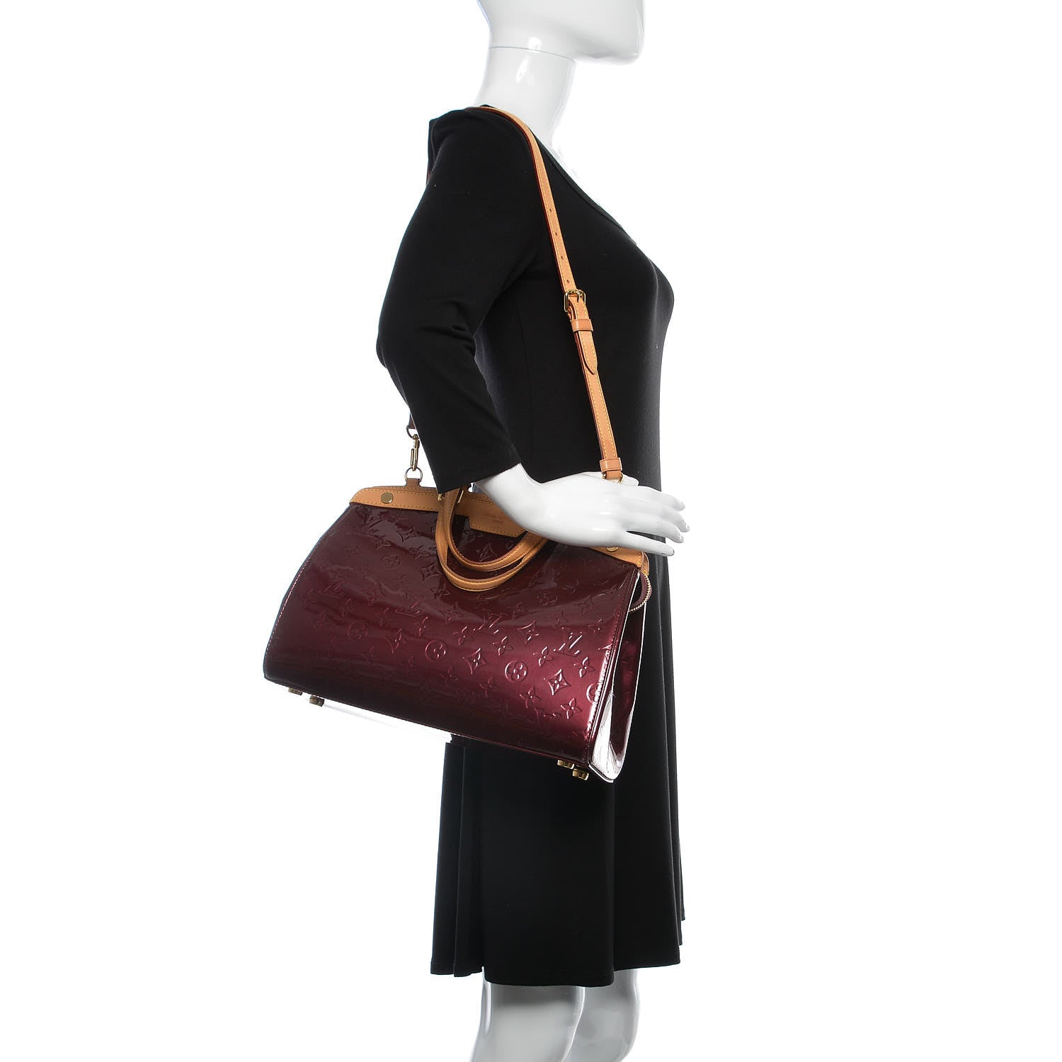 Louis Vuitton Vernis Brea MM Rouge Fauviste 2 of 13