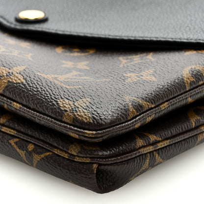 Louis Vuitton Monogram Twice Pochette Black 9 of 9