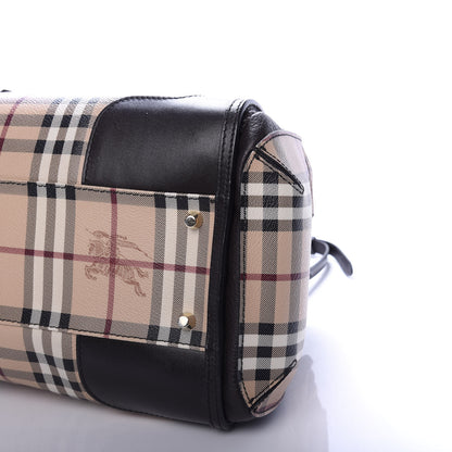 Burberry Haymarket Check Small Gladstone Chocolate 9 of 10