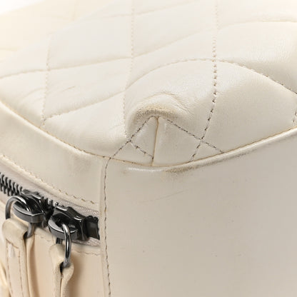 Chanel Lambskin Quilted Medium Trendy CC Bowling Bag White 9 of 13