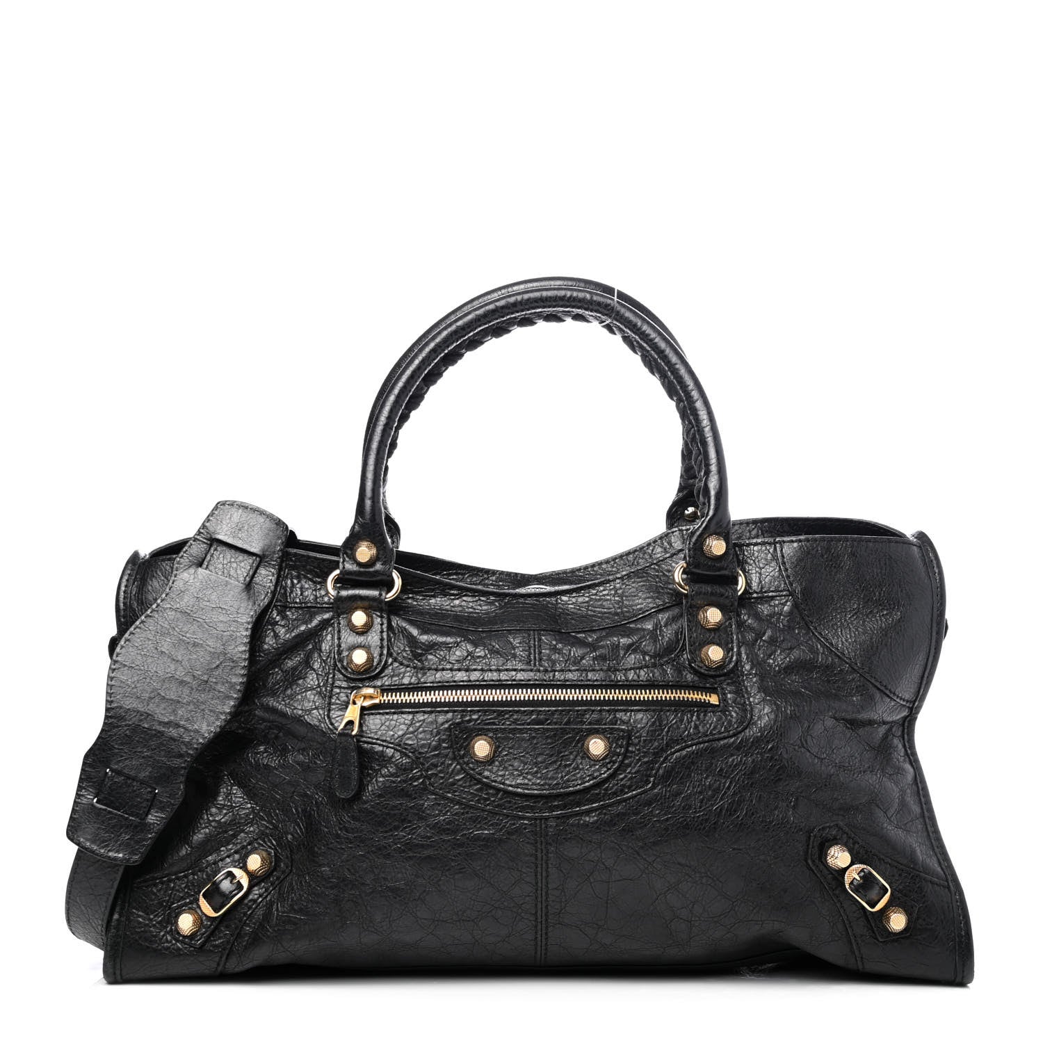 Balenciaga Agneau Giant 12 Gold Hardware Part Time Black 1 of 4