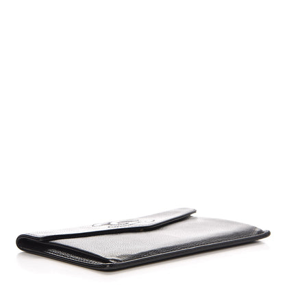 Chanel Caviar Timeless CC Envelope Wallet Black 4 of 10